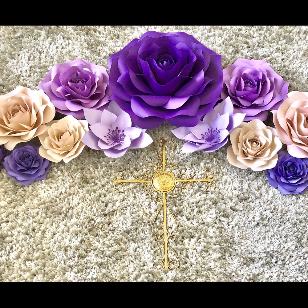 Large Paper Flower Set (Flowers Only)